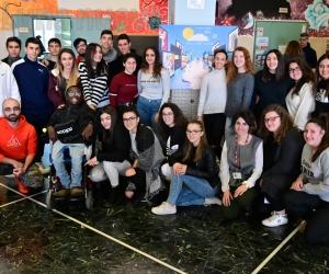Avigliana, al Galilei i giovani galleristi della 3ªC