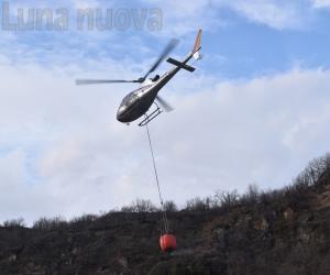 Mattie, inferno di fuoco sul Crè di Cou