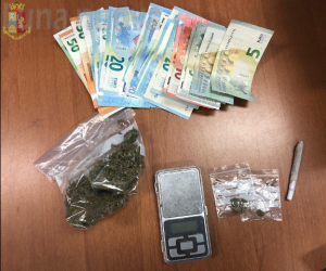 Grugliasco: pusher "porta a porta" denunciato dalla polizia