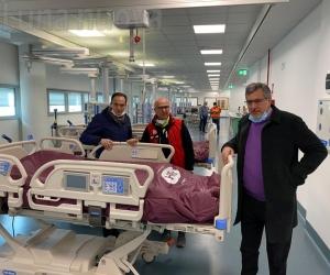 Coronavirus: Cirio e Icardi all'ospedale di Verduno, bando per nuovi Oss