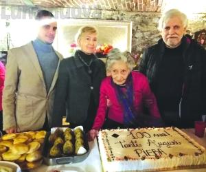 Borgone: Pierina la centenaria, testimone delle grandi pandemie