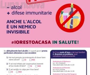 Abuso di sostanze in quaratena e fake news: via alla campagna Asl To3