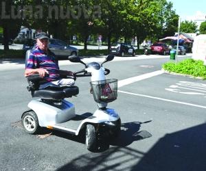 Collegno: disabile cade, ma viene multato
