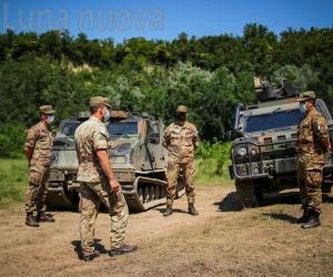 Rivoli, gli alpini della Ceccaroni alla guida dei "Lince"