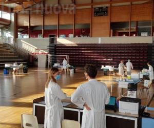 Giaveno, il Palazzetto ospita le vaccinazioni