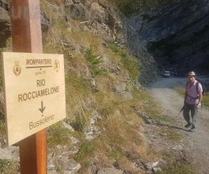 Mompantero: i cartelli dell'Aib per sorvegliare le emergenze