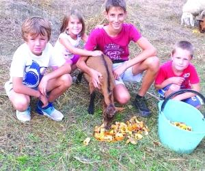 Quattro bambini e una zampa alla Ramats