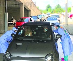 Ospedale di Rivoli: hot spot tamponi, da domani su prenotazione