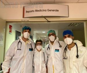 L'entusiasmo dei giovani medici in trincea contro il virus a Susa