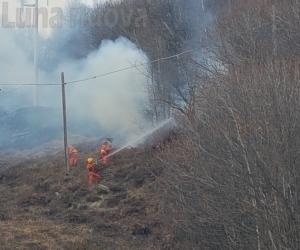 Condove, montagna a fuoco tra Sigliodo e Camporossetto