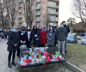 Anche una panchina per celebrare il Giorno del Ricordo
