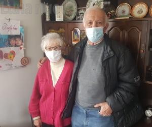 Franco e Ezia, un vaccino "last-minute" ad Avigliana