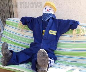 120 babaciu: in pochi giorni Venaus diventa il paese degli spaventapasseri