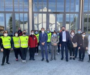 Grugliasco, la Nave salpa con 250 vaccini al giorno 
