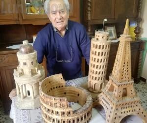 Rivoli: faceva il muratore, oggi scolpisce il legno