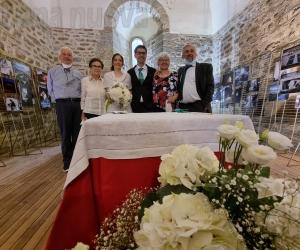 Villarfocchiardo: Elena e Luca finalmente sposi, un anno dopo