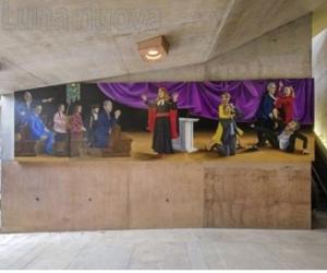 Rivoli, la risalita si trasforma in location per opere d'arte
