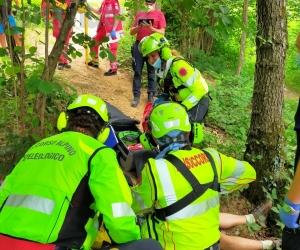 Giaveno, cade con la bici: portato al Cto in elicottero 
