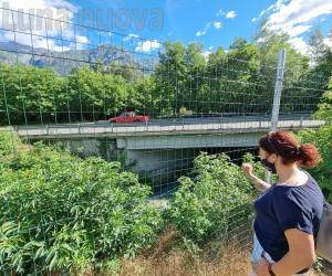 L'appello da Coldimosso: «Mettete subito le reti su quel ponte»