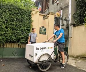 Grugliasco, frutta e verdura arrivano a casa in bici