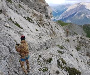 Punta Charrà, rinasce la Ferrata degli alpini