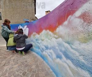 Bussoleno, la moto di Samuele rivivrà nel murales