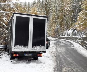 La prima neve è scesa sull'alta valle Susa