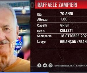 Rivoli, anche "Chi l'ha visto?" cerca Raffaele Zampieri