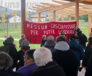 S.Ambrogio-Avigliana: in 300 per il debutto della "Rete No green pass Valsusa"