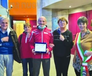 Almese, una targa dal Comune per Claudio Milan