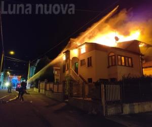 Condove, villetta in fiamme: un cortocircuito alla base del rogo