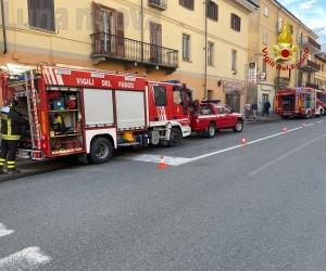 Susa: incendio nel locale cucina di una pizzeria
