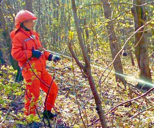 Giaveno: le sirene dei mezzi Aib per l'addio a Luisella Comba