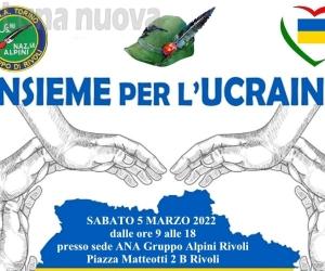 Rivoli, penne nere in campo per l'Ucraina