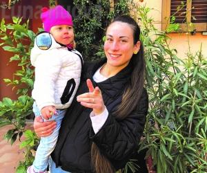 Rivoli: dopo Natalia, l'abbraccio ad Olena