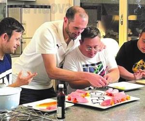 Rivoli, Chiellini sul set insieme agli Insuperabili