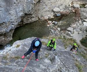 Bussoleno: escursionista soccorsa sulla ferrata dell'Orrido di Foresto