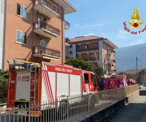 Condove: fuoco nell’alloggio, ora è inagibile