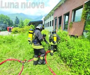 Ex Roatta, ancora fiamme nella fabbrica abbandonata di Bruzolo