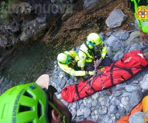 Caprie: donna cade nell'Orrido, ricoverata in codice rosso