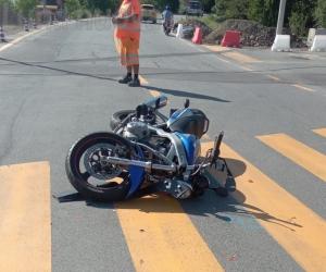Villardora, scontro moto-auto: una donna ferita