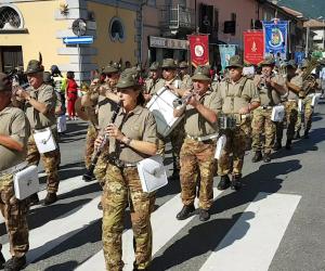 S.Antonino: "Muli & Biciclette", la sfilata degli Alpini 