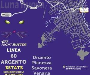 Night Buster si allunga a Pianezza, Savonera e Druento