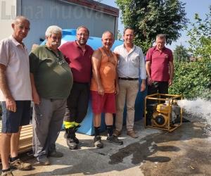 Giaveno, acqua dai canali contro gli incendi