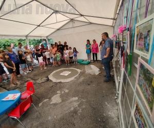 Chiusa S.Michele: un gazebo per maestra Debora