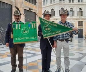 Penne nere valsusine a Napoli per i 150 anni degli alpini