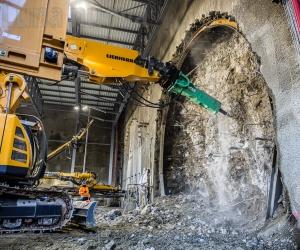 Scavo dell'ingresso del tunnel di base: ieri il via in Francia