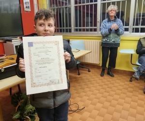 Bussoleno: per Samuele Naitza è arrivato il diploma di maturità