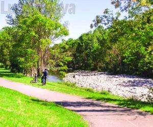 Rivalta, al parco Sangone area sport e collegamento con la ciclabile