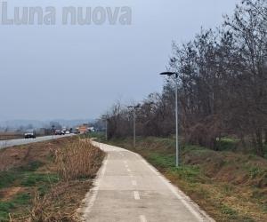 Rivalta, luci a led per la ciclabile di via San Luigi